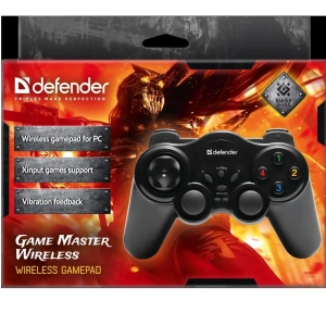 геймпад defender game master wireless 12 кнопок, usb 