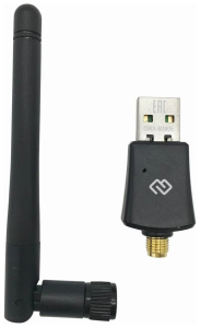 Wi-Fi адаптер Digma DWA-N300E N300 USB 2.0 внешняя антенна