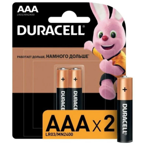 Батарейка Duracell Basic MN 2400 AAA(2шт)