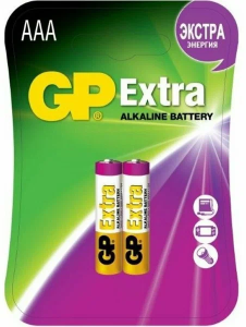 Батарейка GP 24AX Extra Alkaline AAA (2шт)