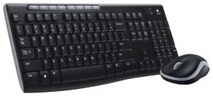 беспроводная клавиатура и мышь logitech wireless desktop mk270 (920-004518)