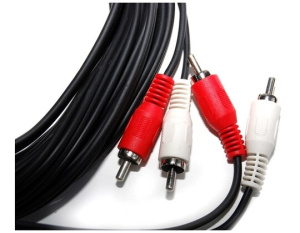 кабель audio 2rca(m)-2rca(m) 1.5м 