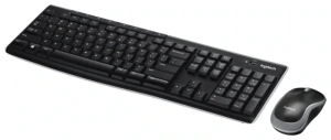 беспроводная клавиатура и мышь logitech wireless desktop mk270 (920-004518)