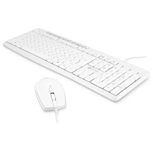 проводная клавиатура и мышь oklick s650 клав:черный мышь:белый usb 1875257