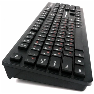 клавиатура и мышь gembird kbs-9050 черн.,104кл, 3кн., каб.1.5м