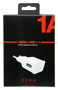 зарядное устройство redline nt-1a 2.1a белый (ут000009406)